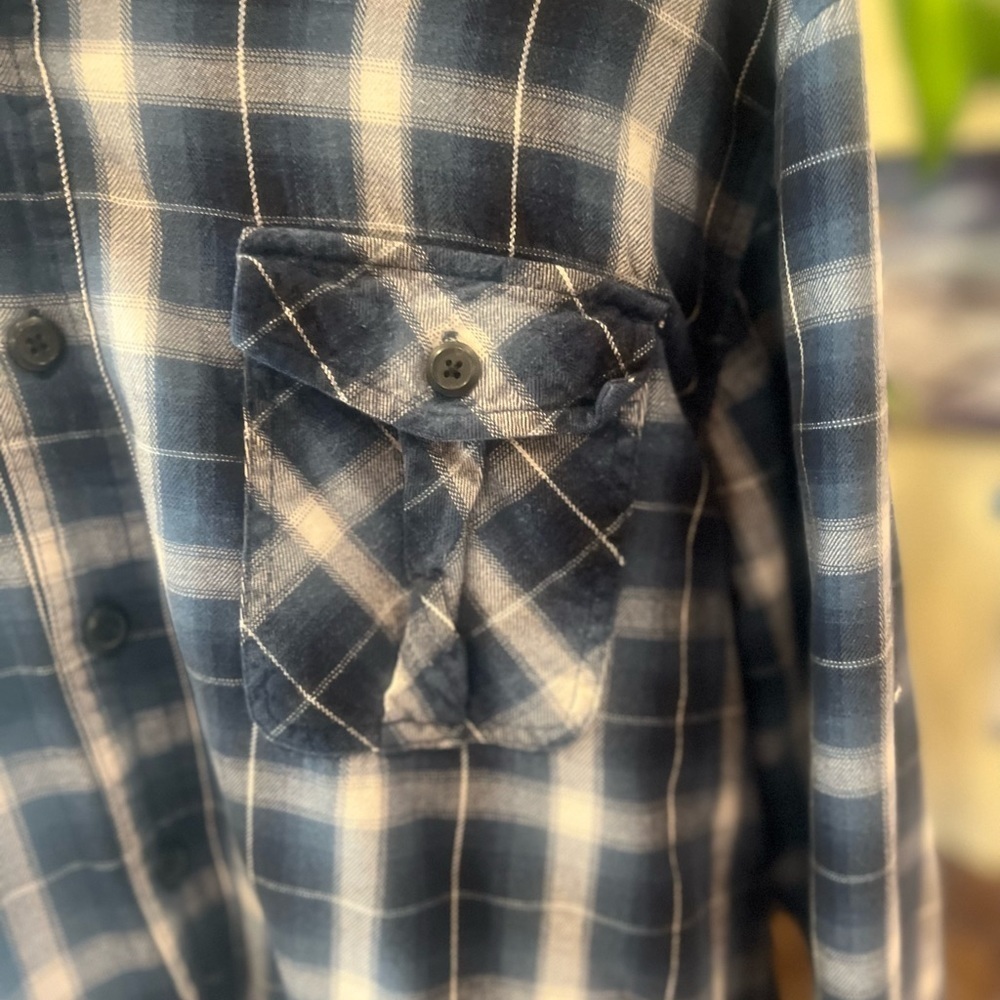 Vintage lined flannel by Club Room size large - Picture 5 of 5